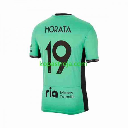 Billiga Fotbollströjor Atlético Madrid 2 Alvaro Morata 19 Tredje tröja 2023/24 Kortärmad